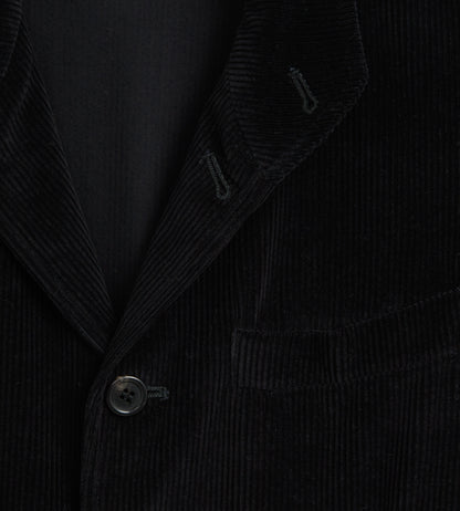 Veste Teba en velours côtelé noir