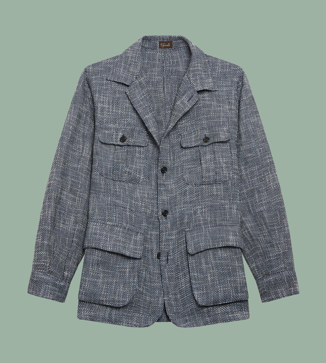 Teba sarafi bleue en lin & coton