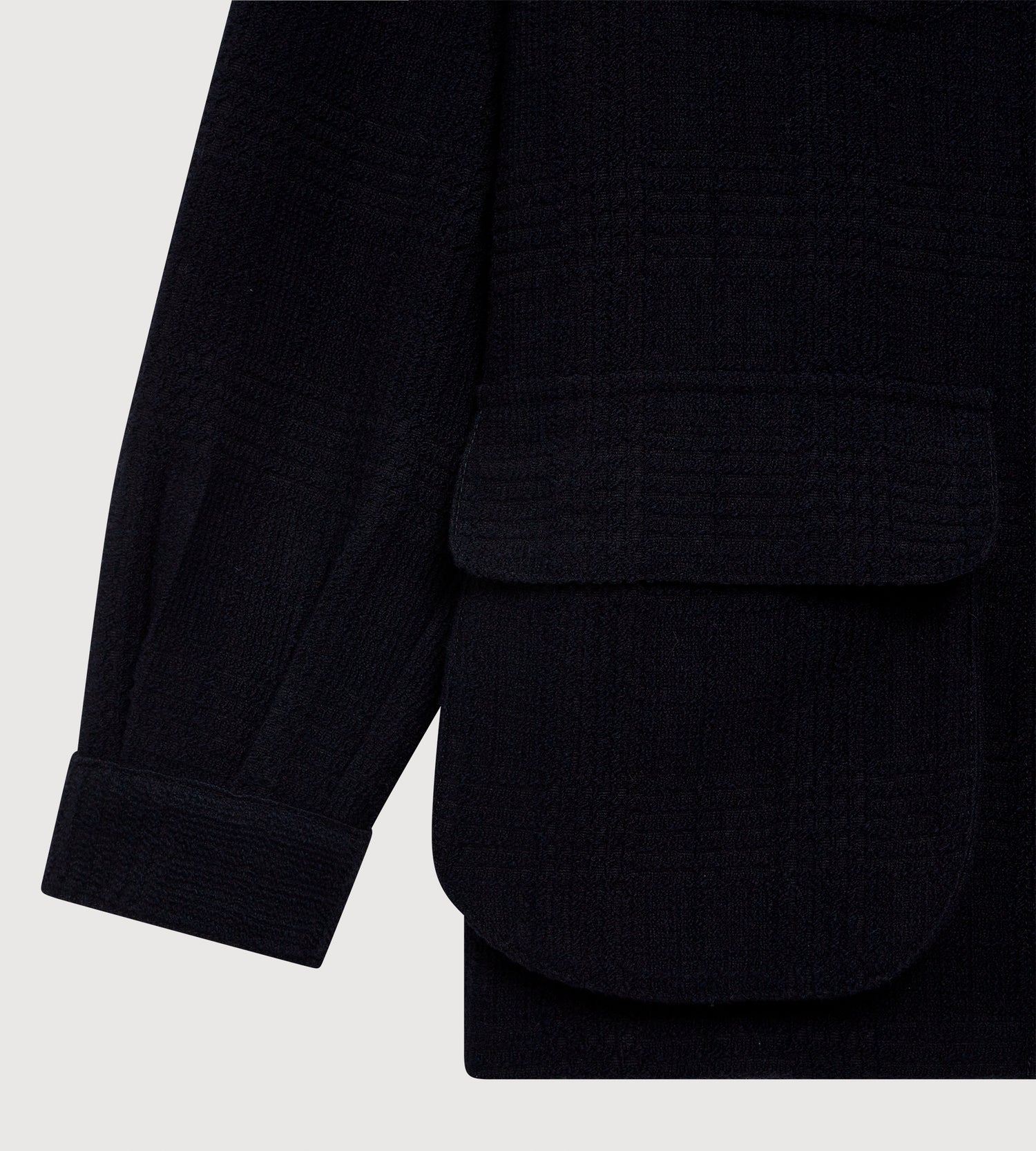 Teba safari en laine &amp; coton bleu marine