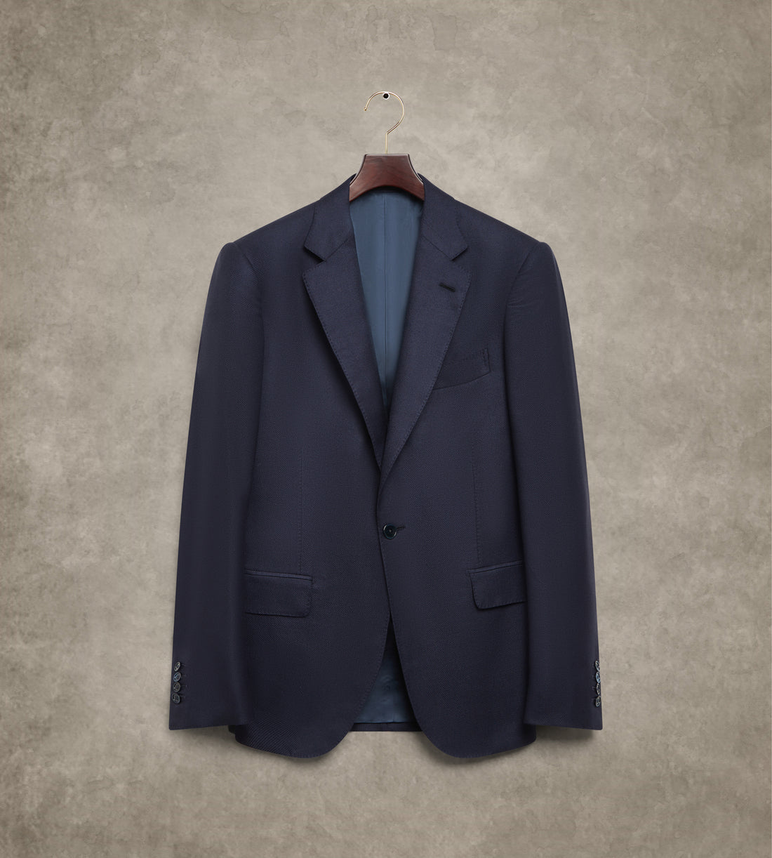 Veste bleu marine en cachemire & soie