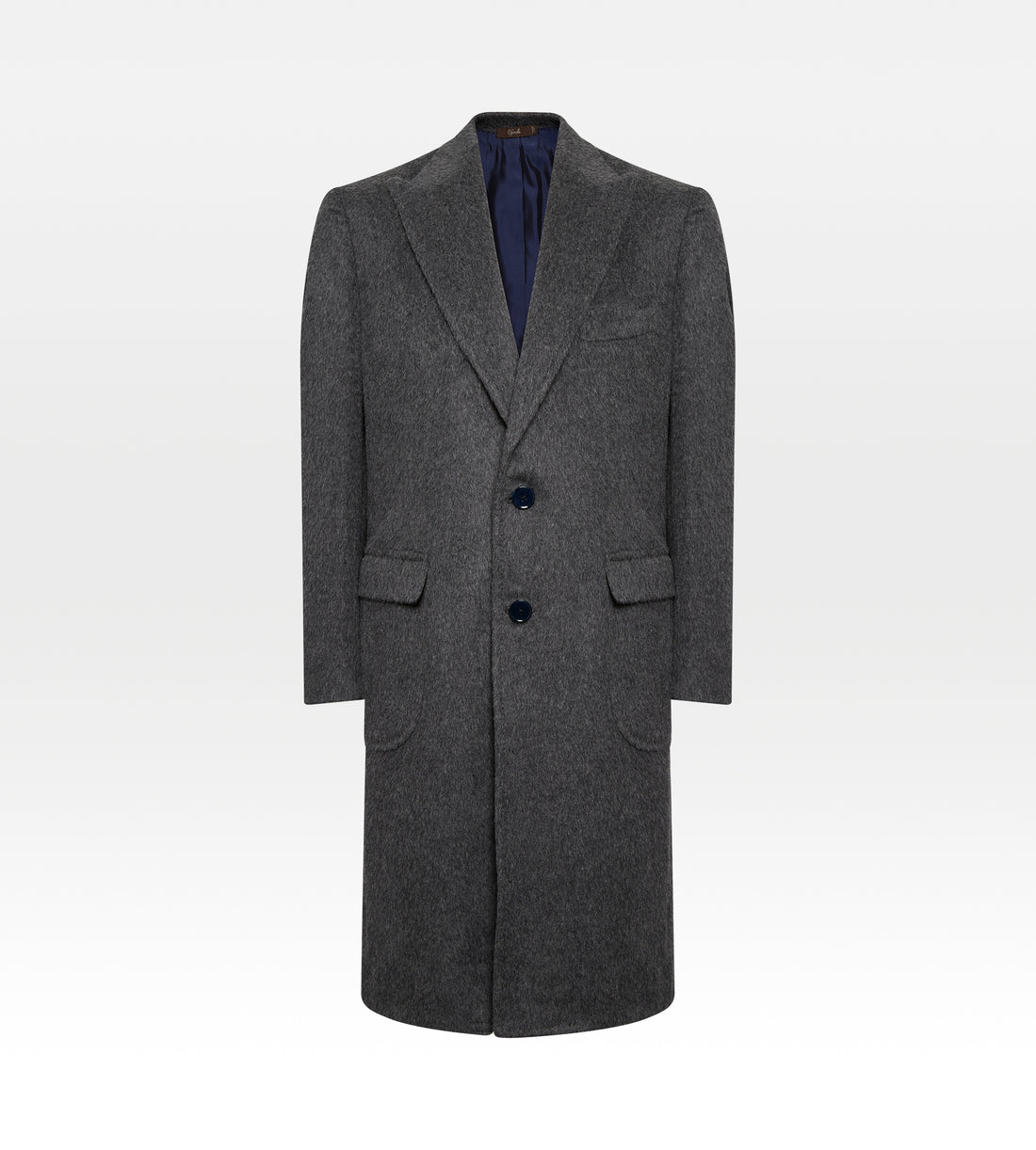 Manteau en alpaga & laine gris