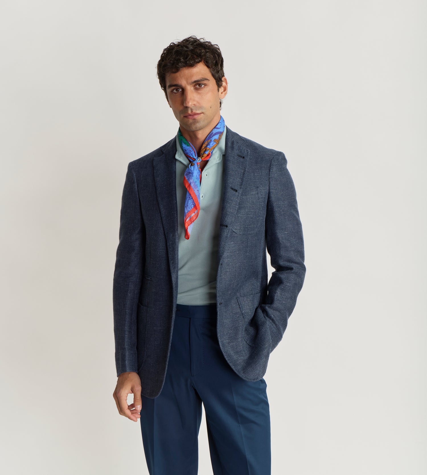 Veste Travel en lin et coton