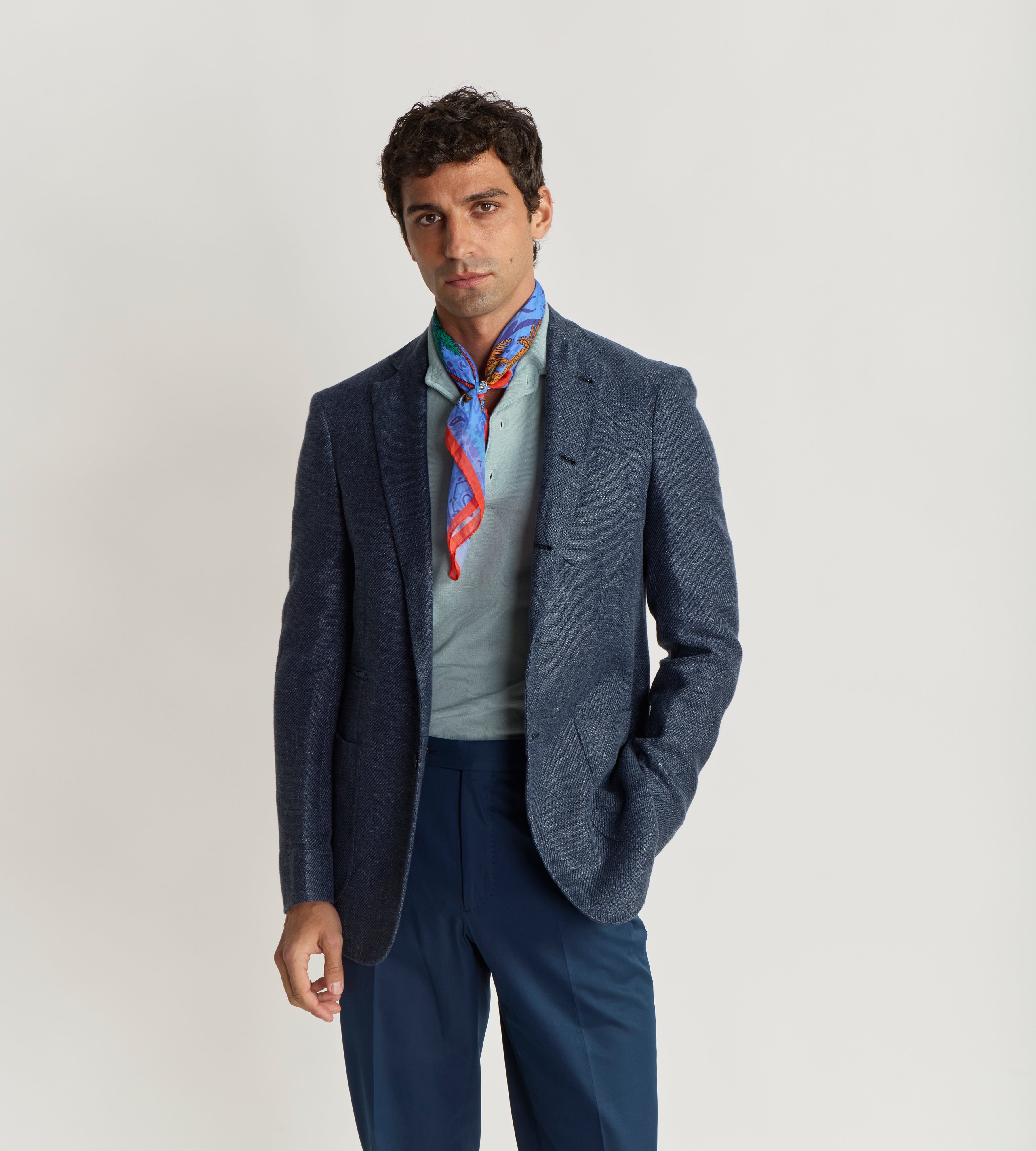 Veste Travel en lin et coton