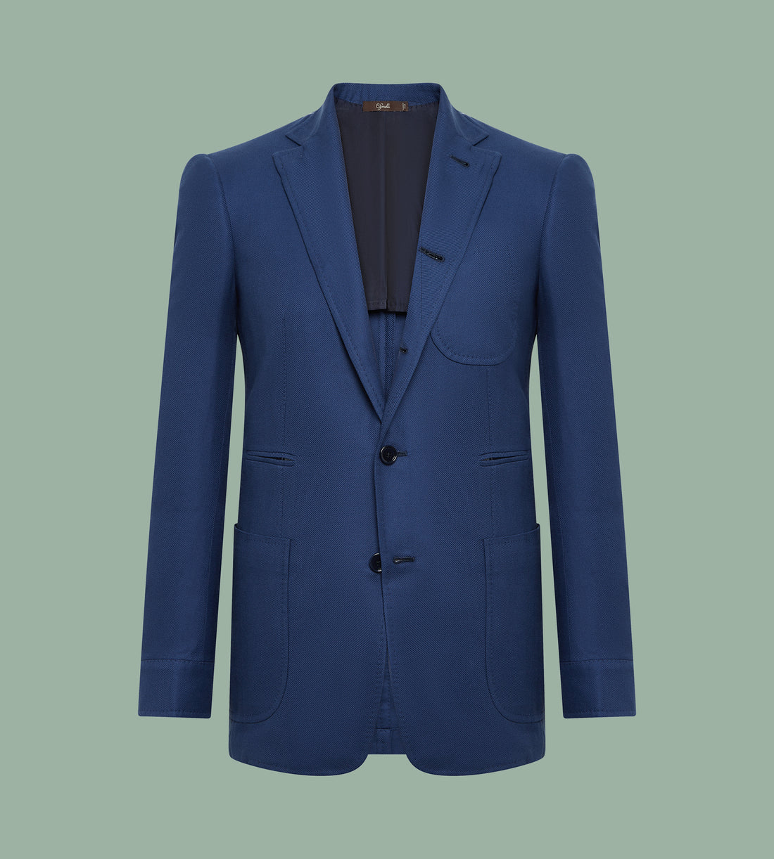 Veste Travel bleu royal en coton, cachemire & soie