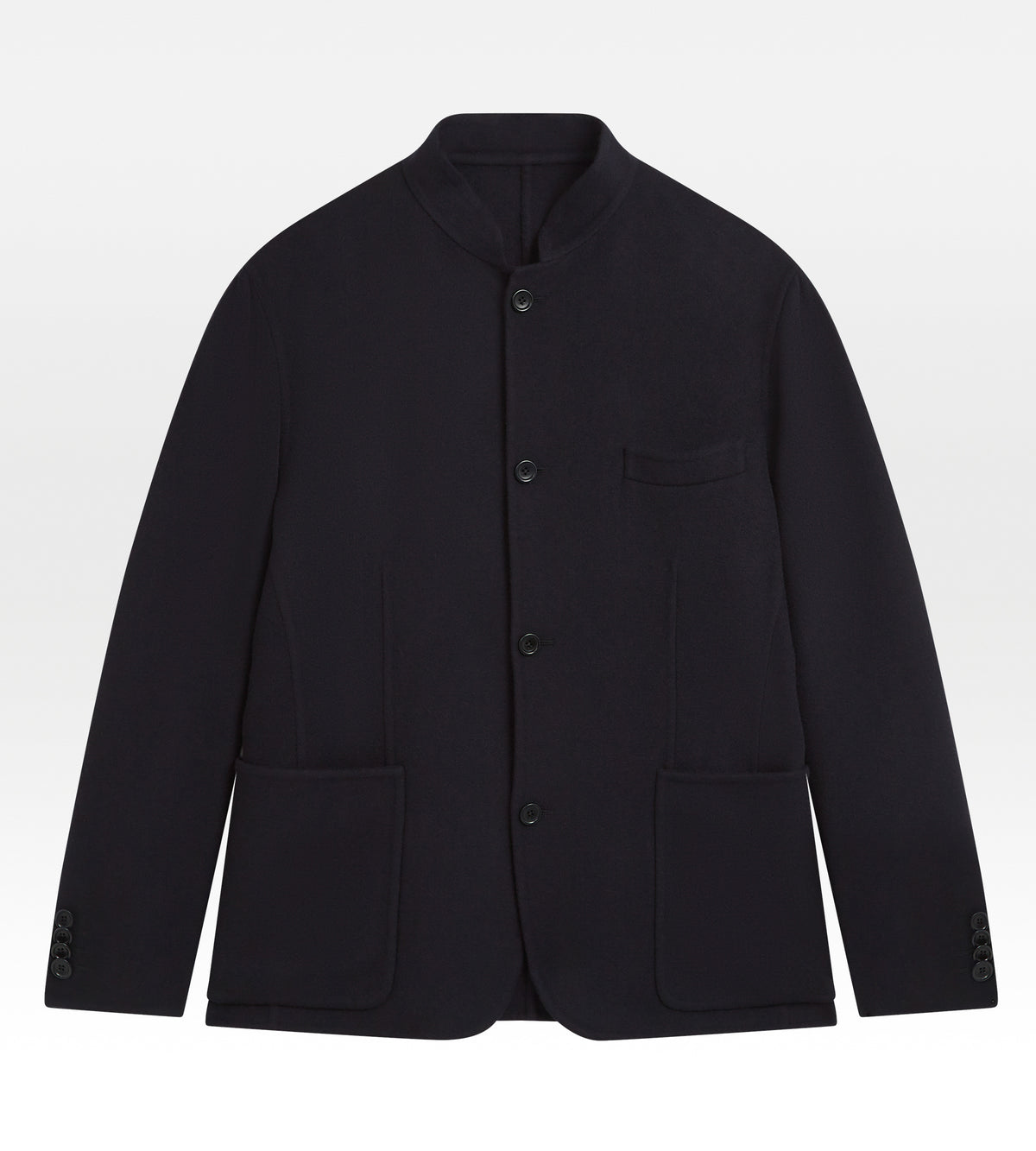 Veste en cachemire bleu nuit