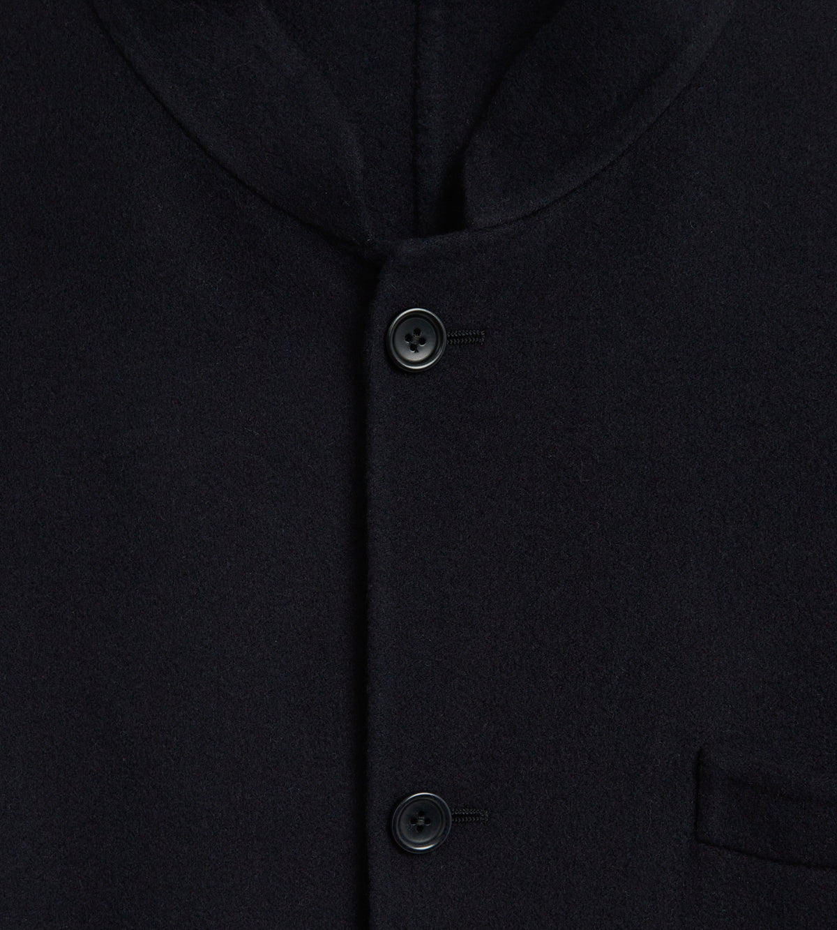 Veste en cachemire bleu nuit