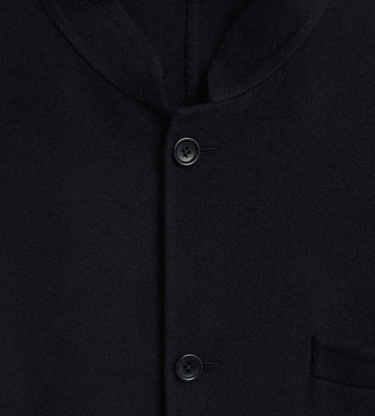 Veste en cachemire bleu nuit