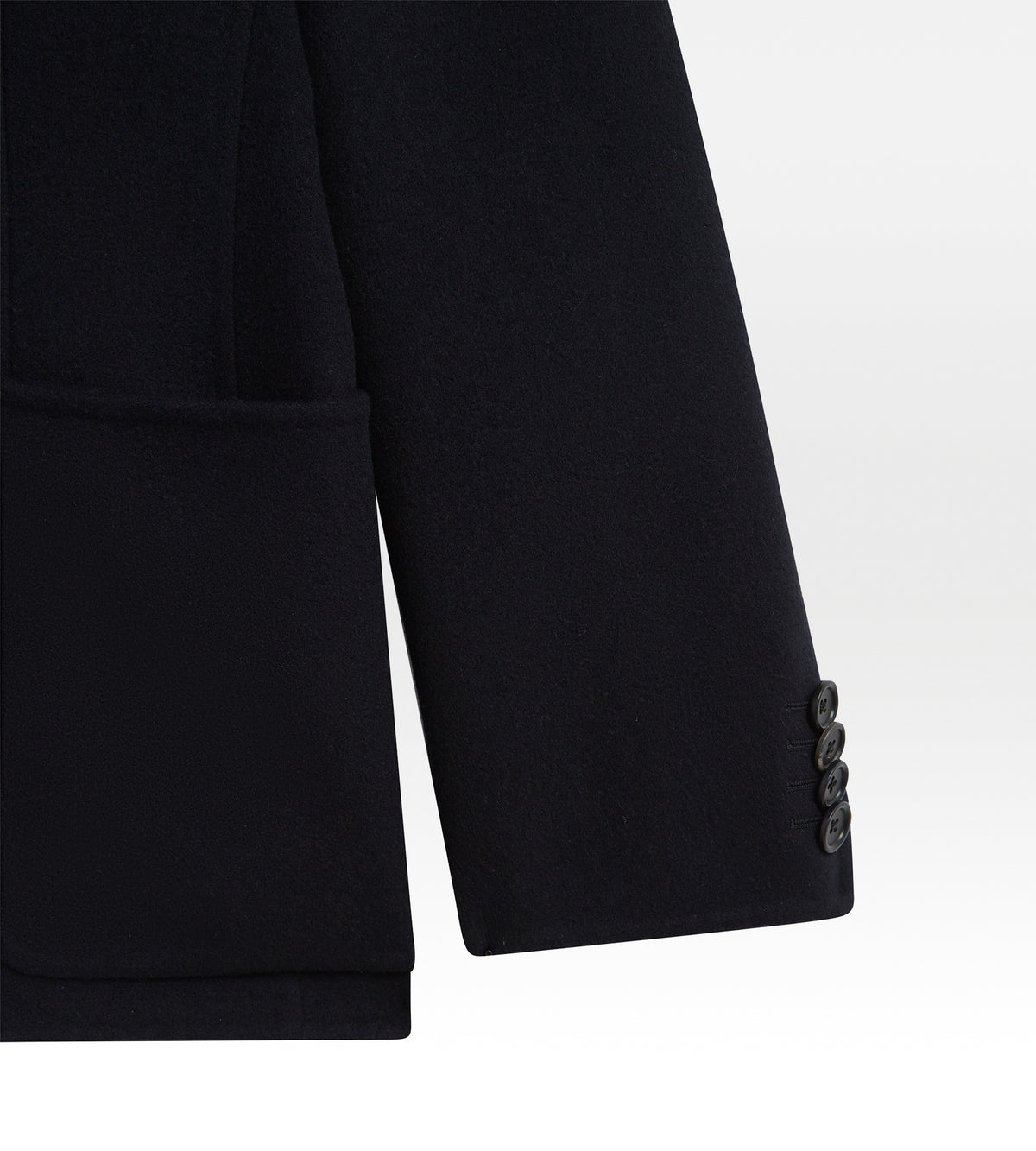 Veste en cachemire bleu nuit