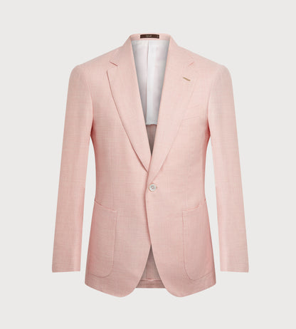 Veste en laine, soie et lin