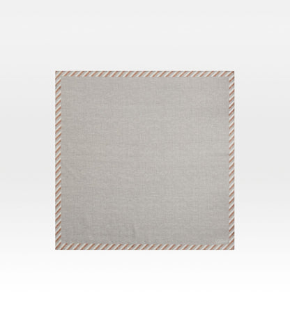 Foulard gris clair en laine