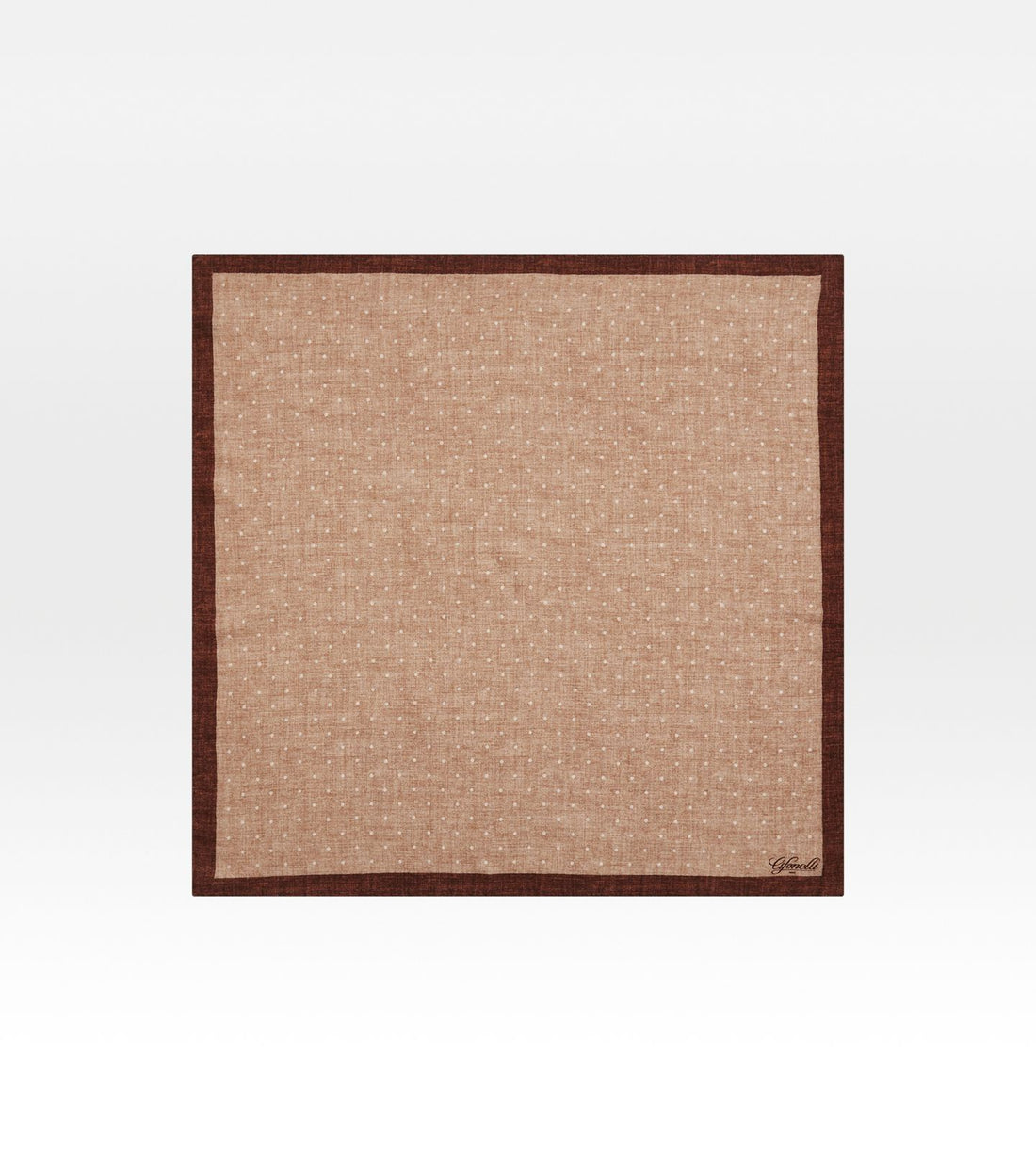 Foulard beige en laine