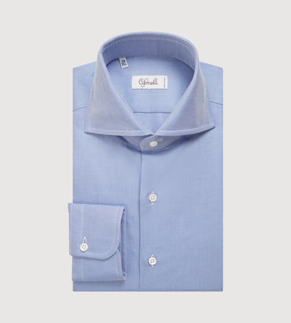 Chemise en twill bleu ciel