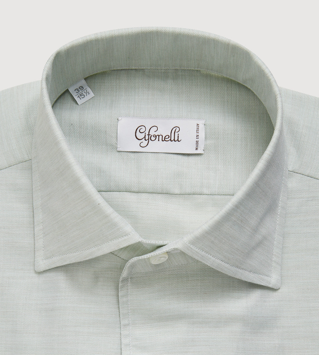 Chemise en coton vert