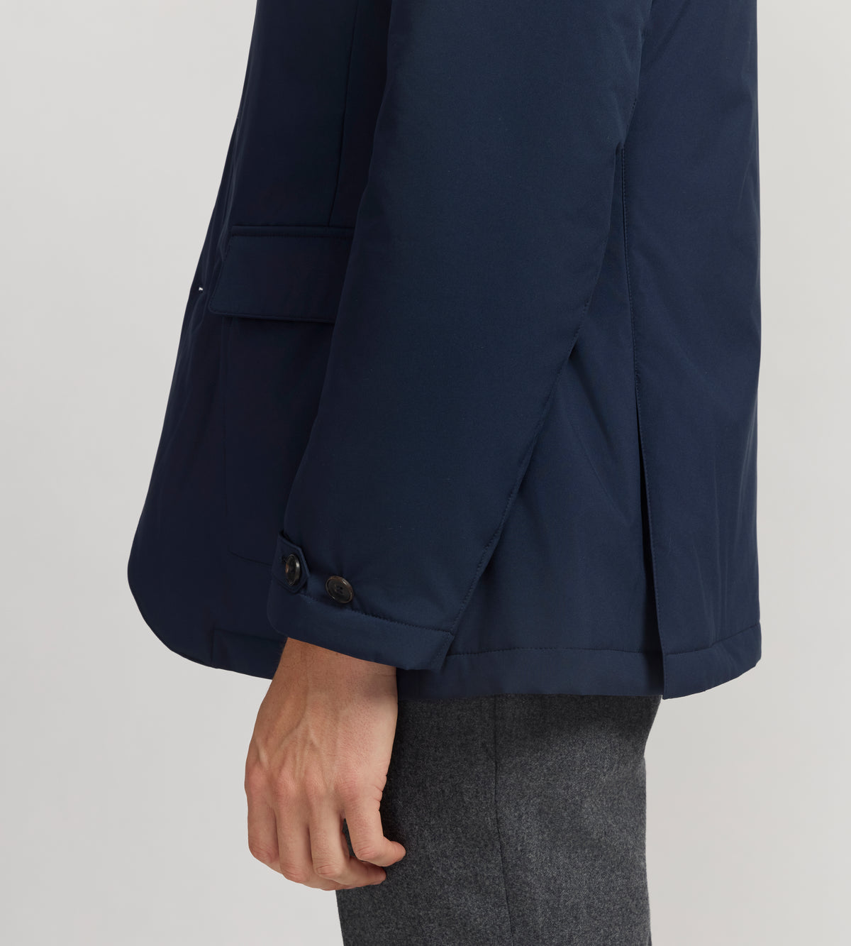 Veste déperlante en tissu technique
