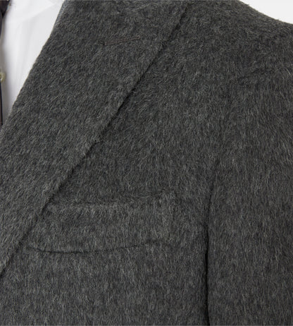 Manteaux en alpaga &amp; laine gris