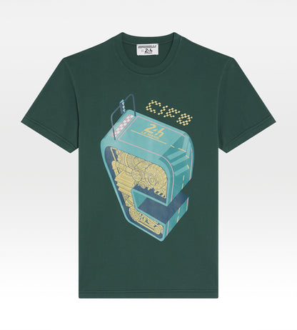 T-shirt en coton vert - 24h du Mans