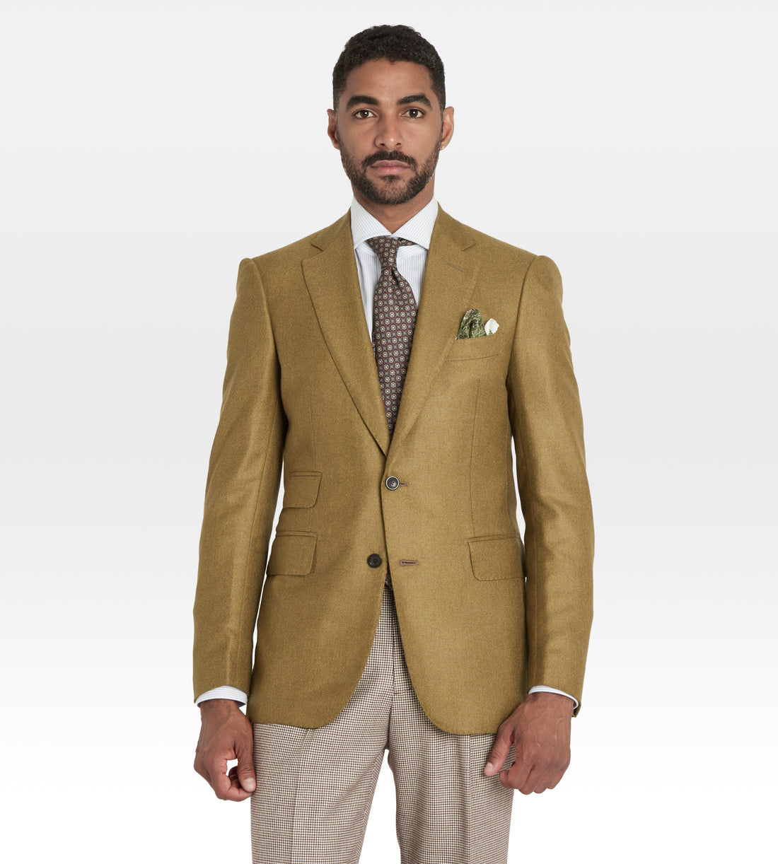 Veste verte en cachemire