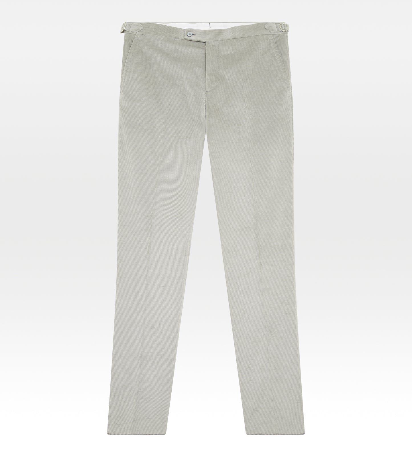 Pantalon en velours côtelé gris