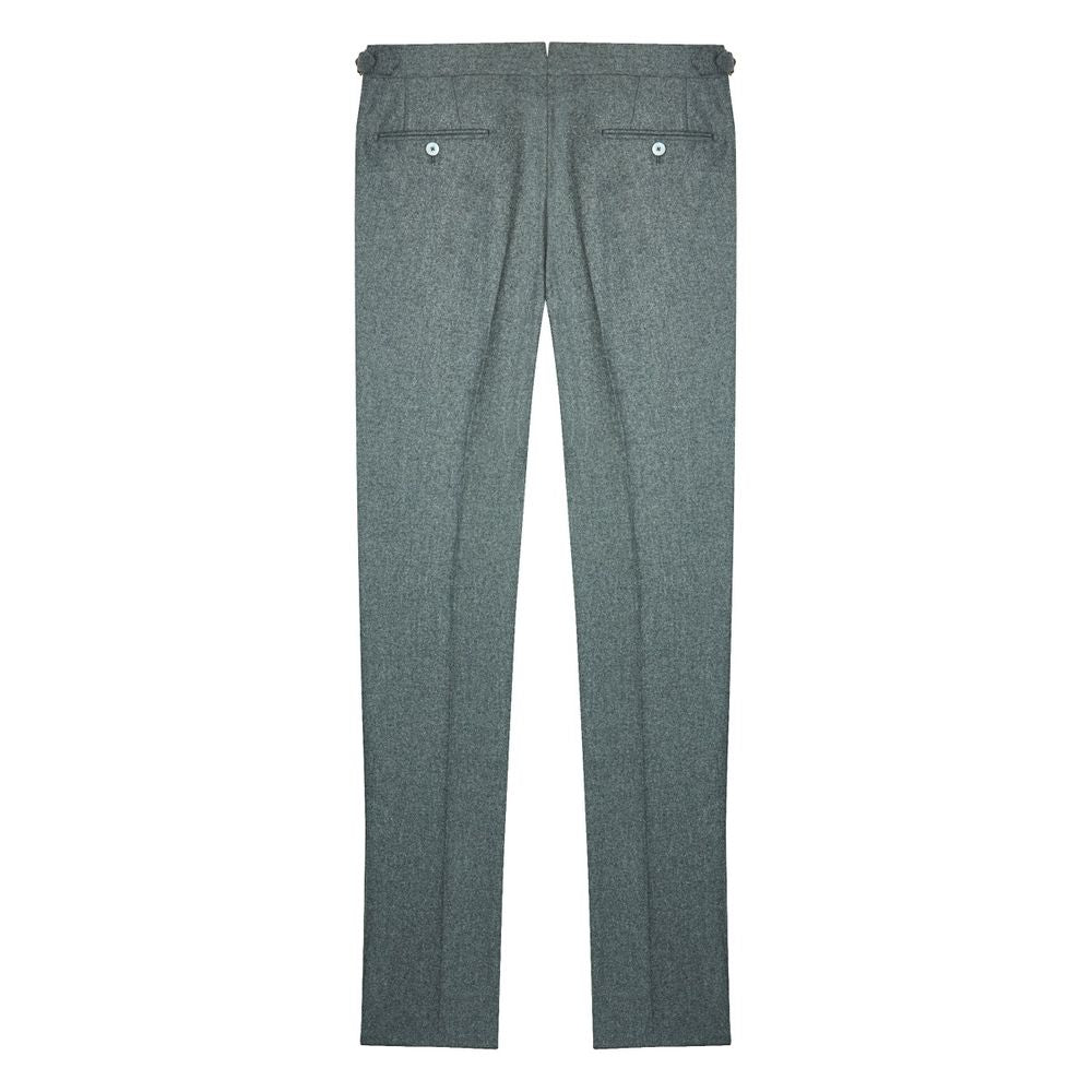 Pantalon gris en laine