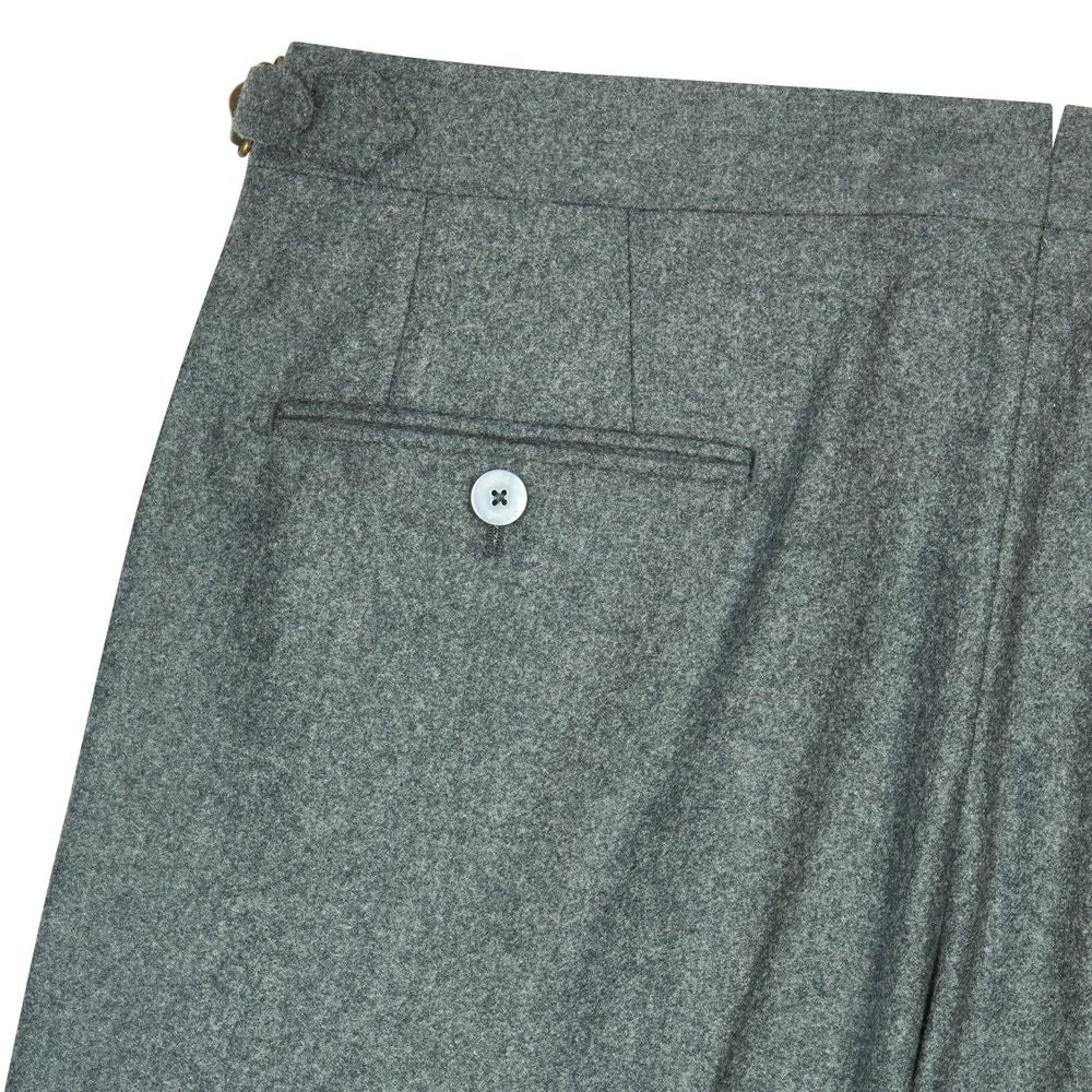 Pantalon gris en laine