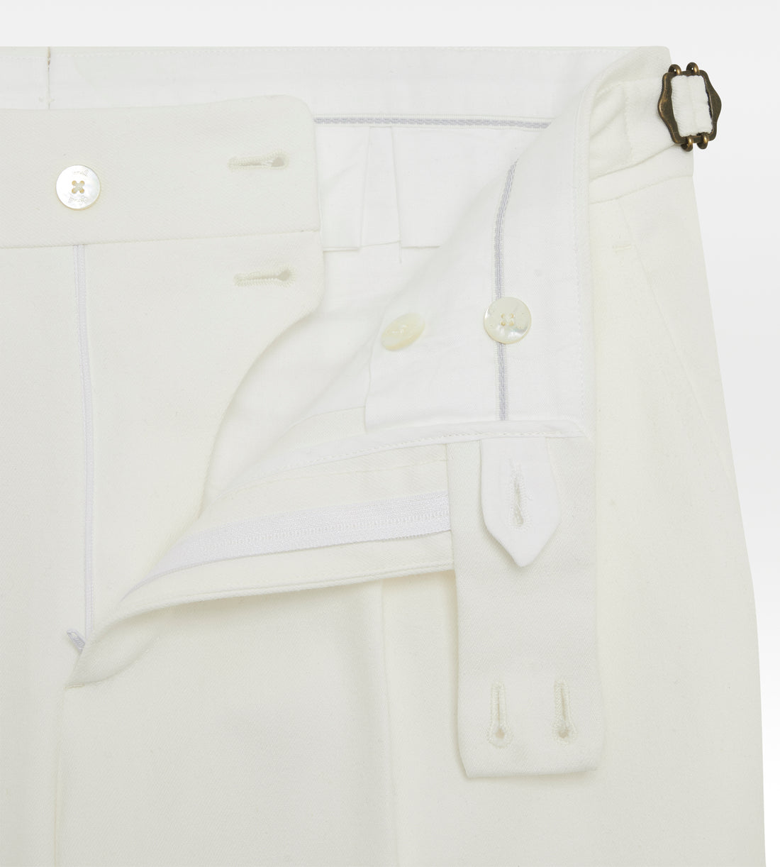 Pantalon en coton blanc