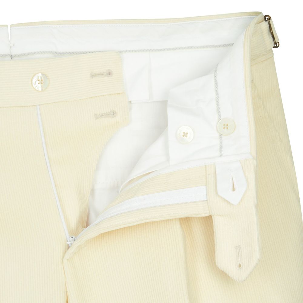 Cream corduroy pants