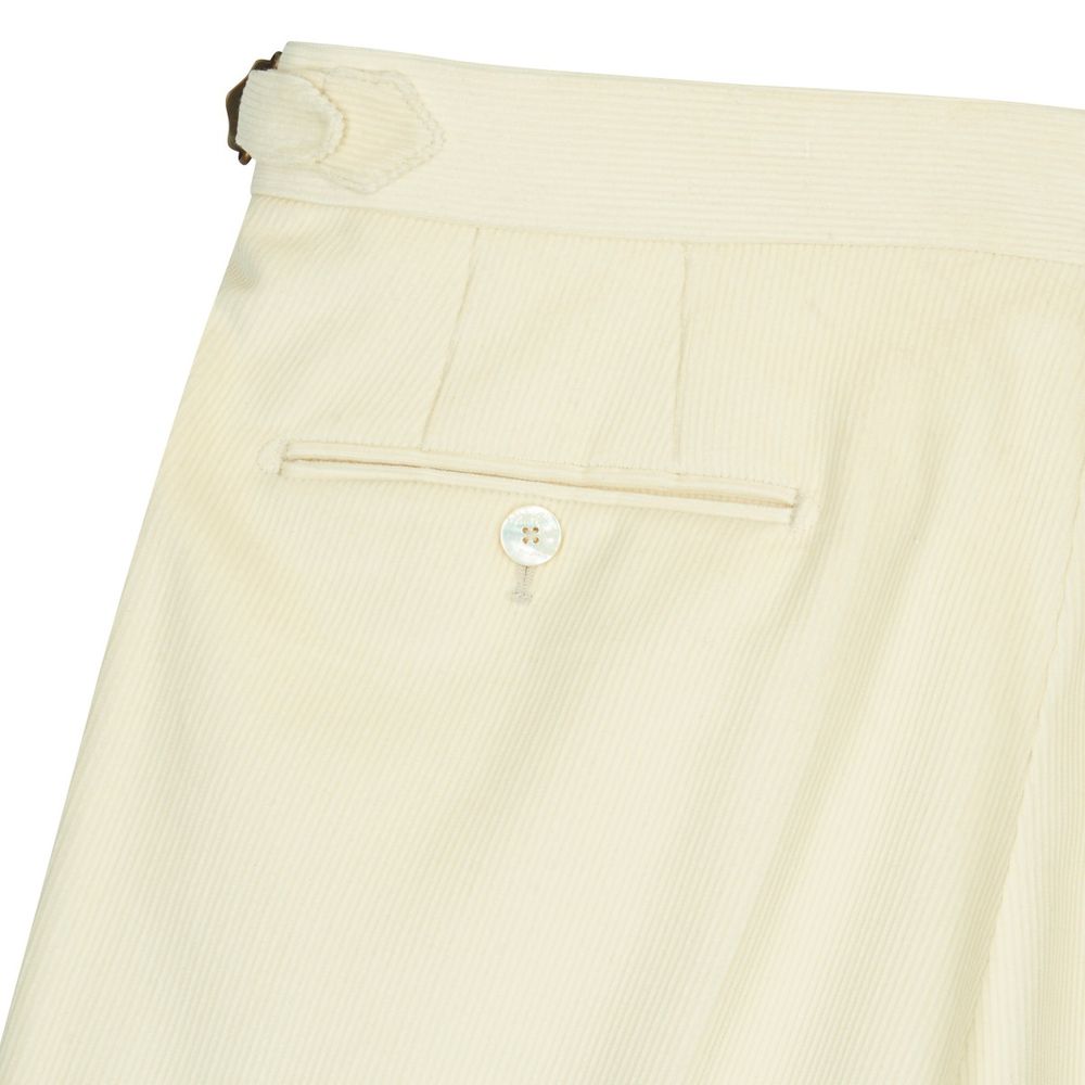 Cream corduroy pants