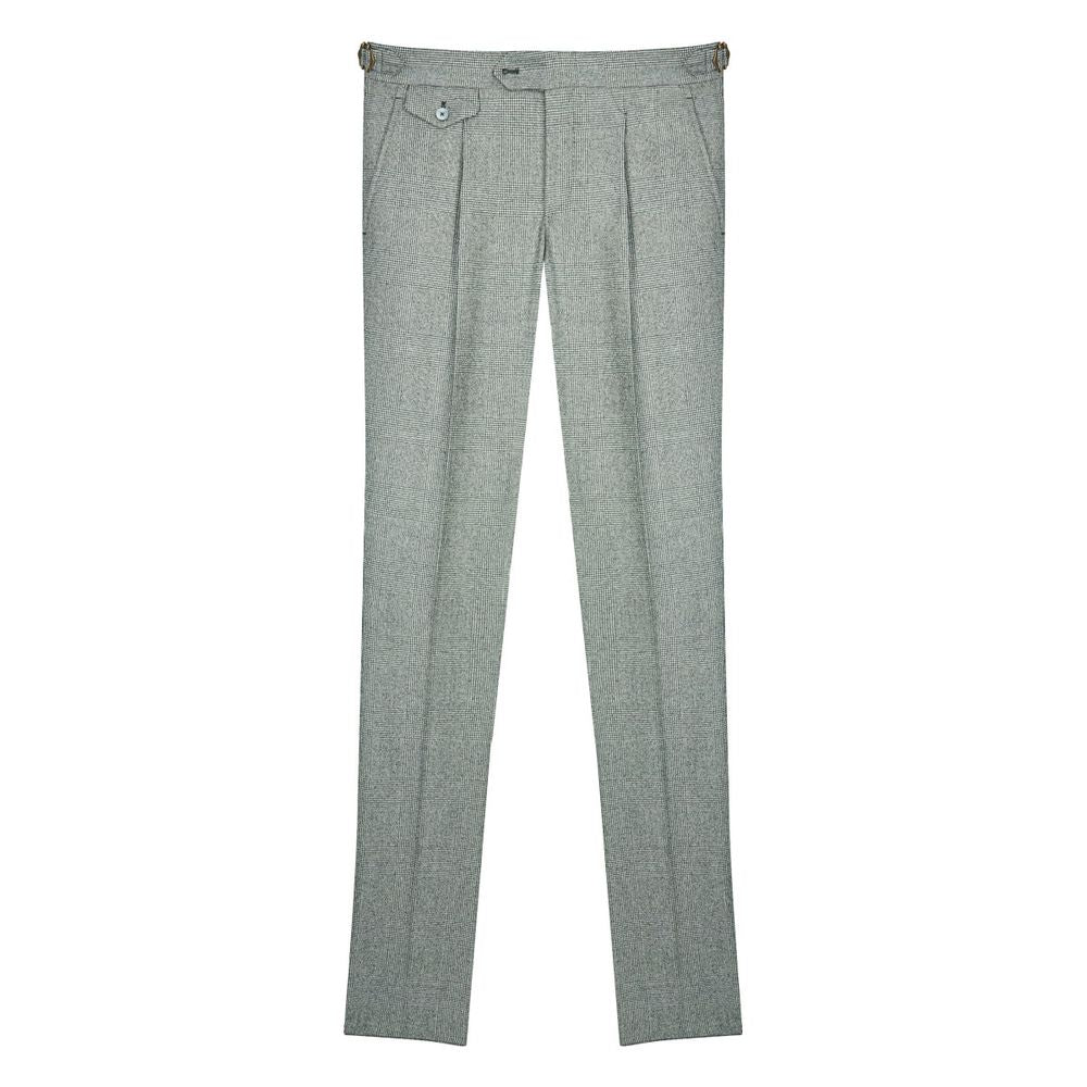 Pantalon en laine gris Prince de Galles