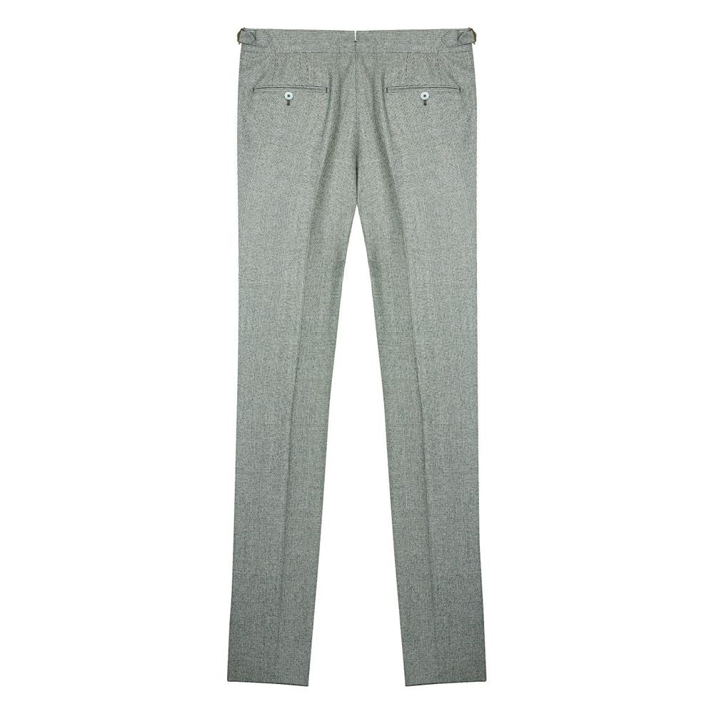 Pantalon en laine gris Prince de Galles