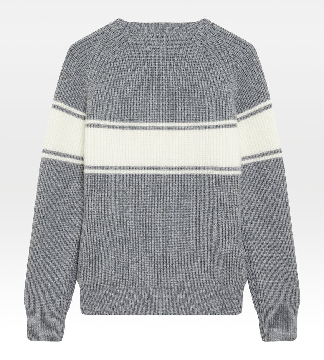 Pull gris en laine &amp; cachemire