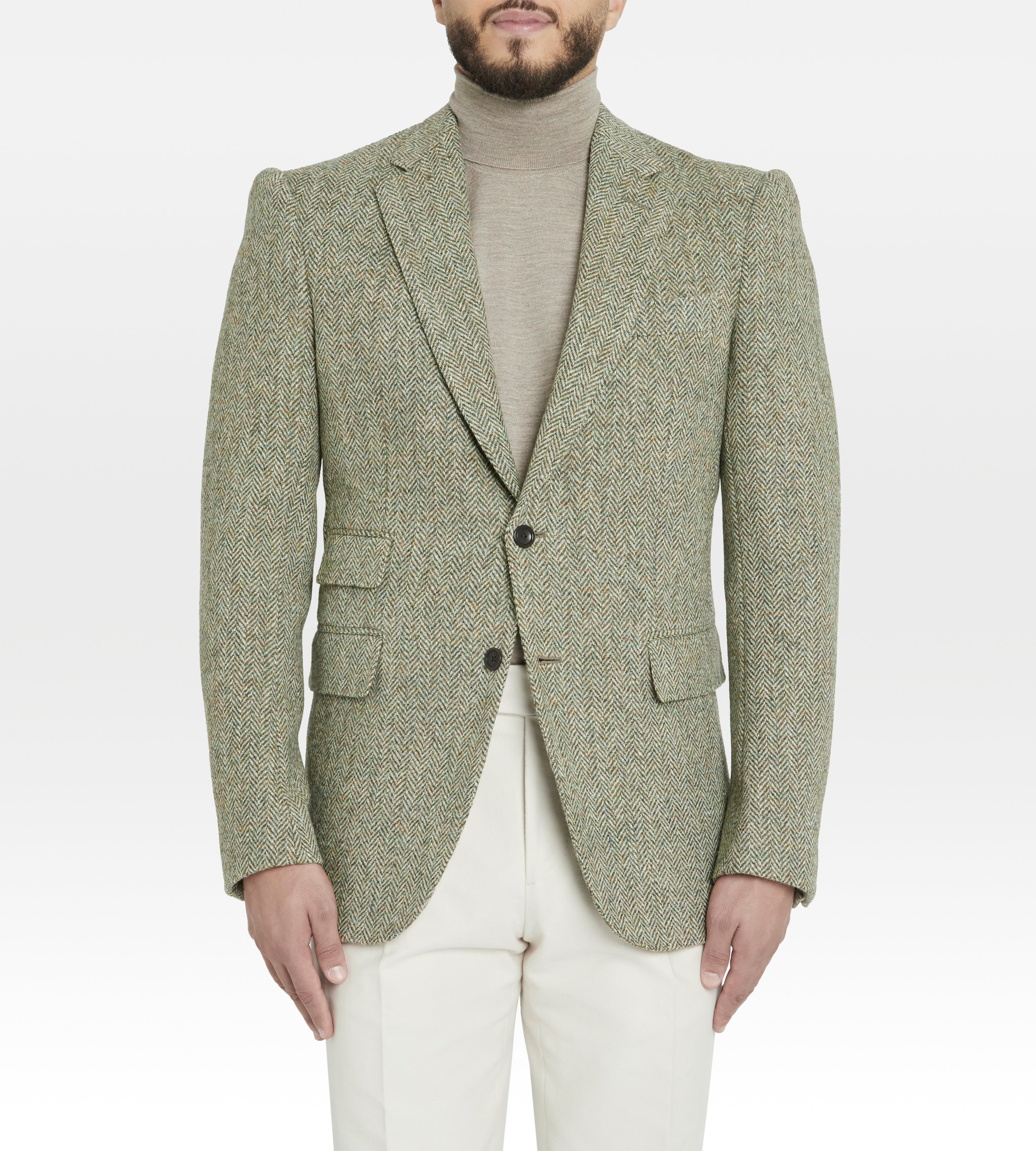 Costume tweed online vert