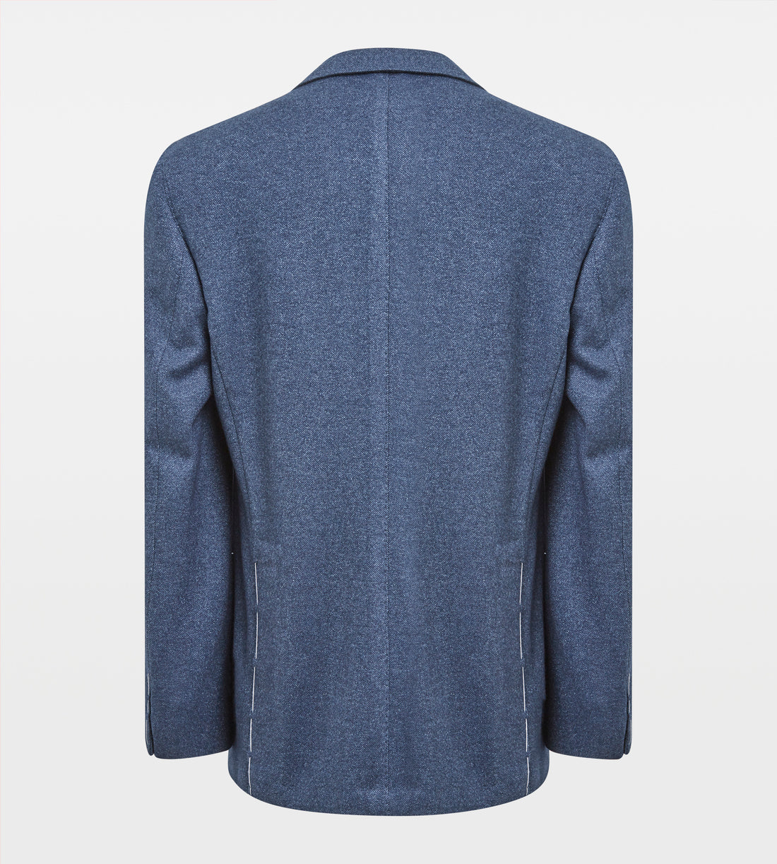 Veste bleue en jersey de soie & cachemire
