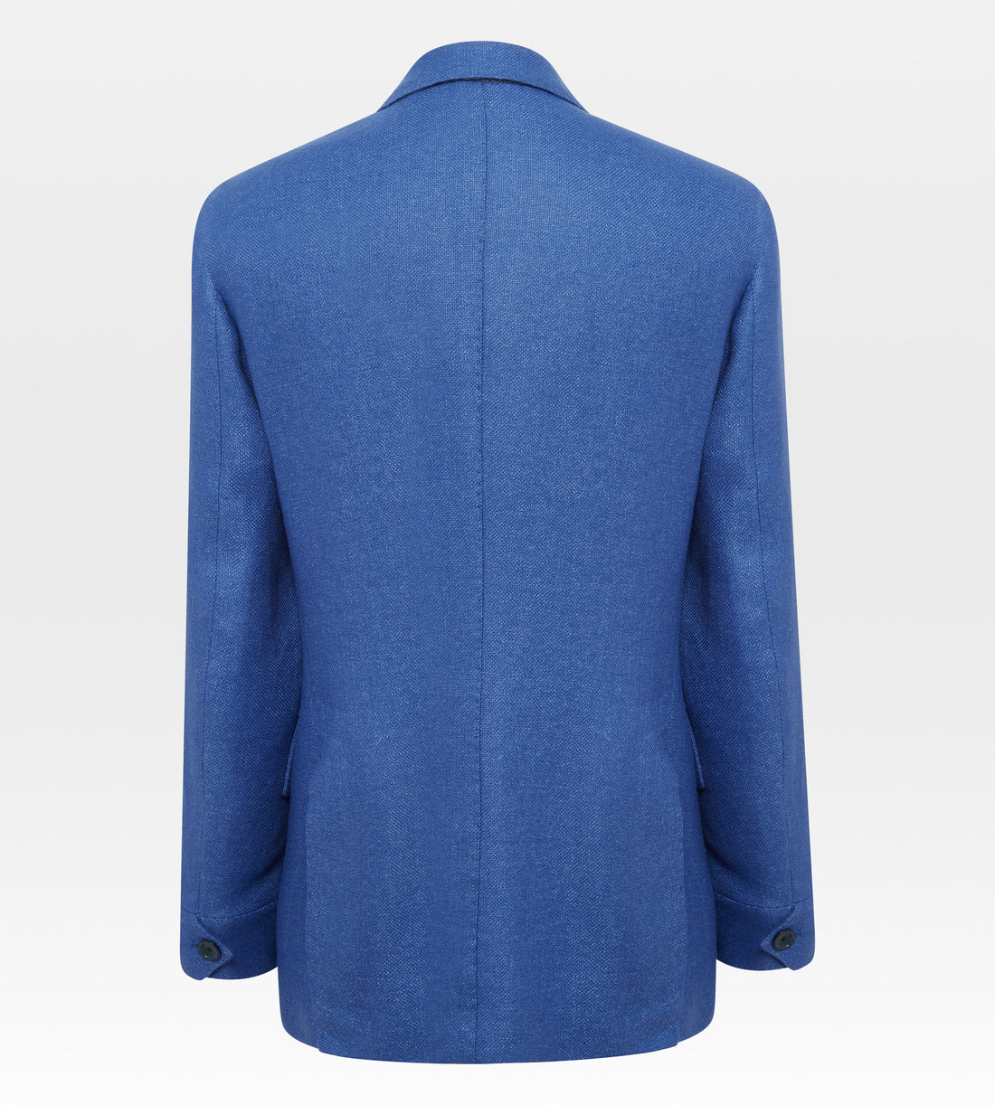 Veste Lorenzo bleue en laine & lin