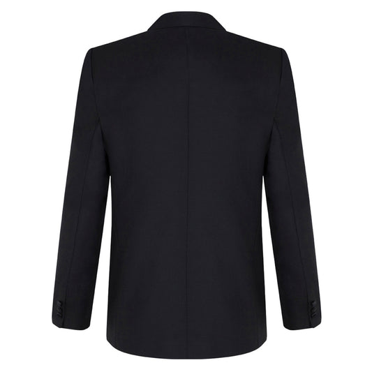 Smoking croisé en laine mohair noir