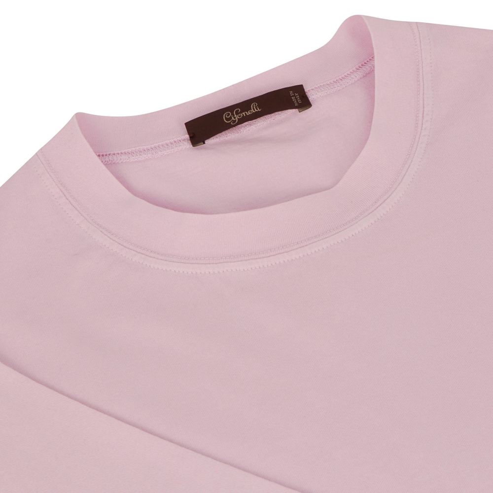 T-shirt en coton rose